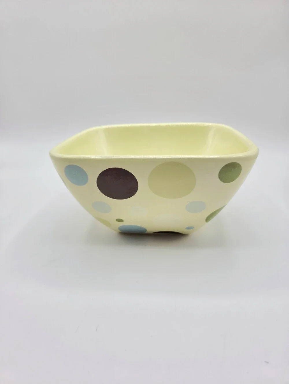 Chocolat Plain Jane Polka Dot Serving Bowl, The Best Thing in Life is Chocolate!